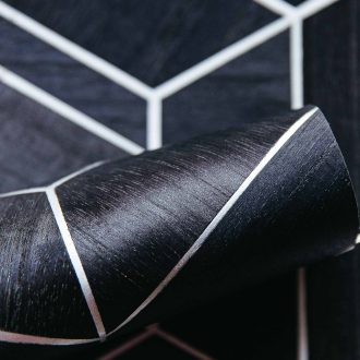 Обои Coordonne - Hexagon Coal A00445 (коллекция Woodcraft)