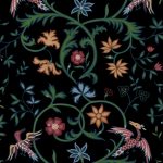 Обои Coordonne - Antwerp Damask Onyx D00144 (коллекция Damaskus)