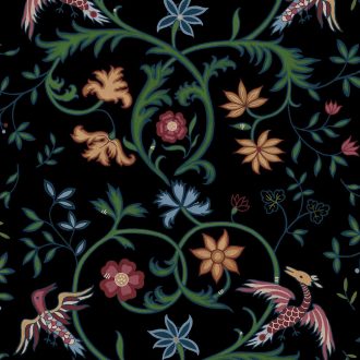 Обои Coordonne - Antwerp Damask Onyx D00144 (коллекция Damaskus)