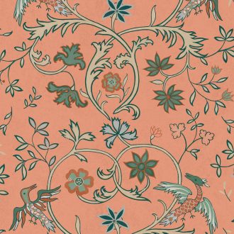 Обои Coordonne - Antwerp Damask Peach D00146 (коллекция Damaskus)