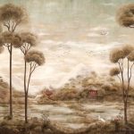 Обои Coordonne - Xi Hu Lake Amber B00149 (коллекция Forbidden City)