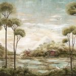 Обои Coordonne - Xi Hu Lake Jade B00151 (коллекция Forbidden City)