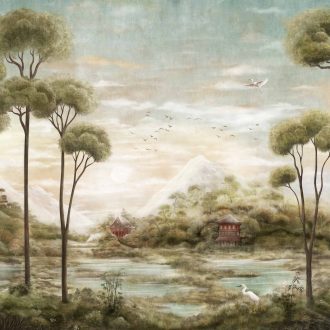 Обои Coordonne - Xi Hu Lake Jade B00151 (коллекция Forbidden City)