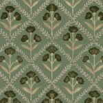 Обои Coordonne - Poppy Emerald B00318 (коллекция Victorian)
