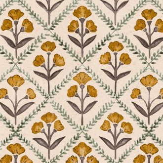 Обои Coordonne - Poppy Curry B00319 (коллекция Victorian)
