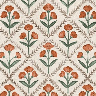 Обои Coordonne - Poppy Clay B00323 (коллекция Victorian)