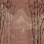 Обои Coordonne - Sakura - Bamboo Toffee 8706801 (коллекция Iconics)