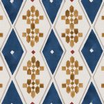 Обои Coordonne - Beldi Rugs Ultramarine B00451 (коллекция Berber)