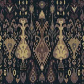 Обои Coordonne - Boho Black A00846 (коллекция Ikart)