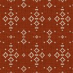 Обои Coordonne - Mazahua Terracota C00011 (коллекция Sarape)