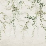 Обои Coordonne - Vine Shadow Green B00359 (коллекция Victorian)