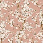 Обои Coordonne - Cherry Blossom Rose B00128 (коллекция Forbidden City)