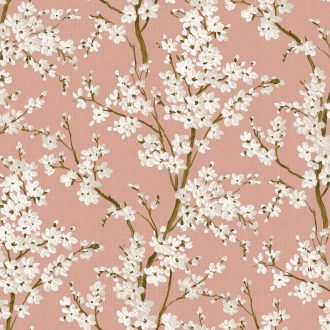 Обои Coordonne - Cherry Blossom Rose B00128 (коллекция Forbidden City)
