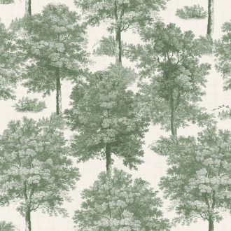 Обои Coordonne - Chestnut tree Green B00348 (коллекция Victorian)