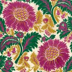 Обои Coordonne - Chinese Damask Emerald D00102 (коллекция Damaskus)
