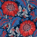 Обои Coordonne - Chinese Damask Vermilion D00100 (коллекция Damaskus)