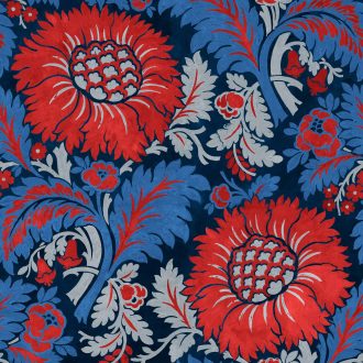 Обои Coordonne - Chinese Damask Vermilion D00100 (коллекция Damaskus)
