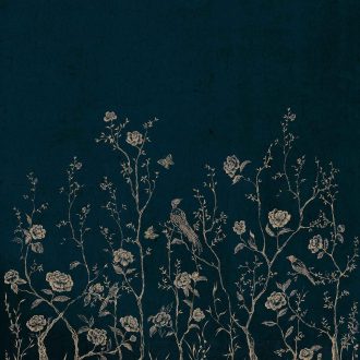 Обои Coordonne - Montmartre - Chinoiserie Blue 7000070 (коллекция Iconics)