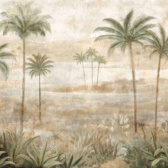 Обои Coordonne - Draa Palms Leaves B00452 (коллекция Berber)