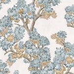 Обои Coordonne - Field-Maple Aqua YSP0502 (коллекция 
Cotswolds, Ybarra & Serret for Coordonne)