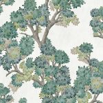 Обои Coordonne - Field-Maple Mint YSP0501 (коллекция 
Cotswolds, Ybarra & Serret for Coordonne)