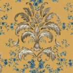 Обои Coordonne - French Damask Mustard D00139 (коллекция Damaskus)