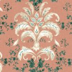 Обои Coordonne - French Damask Peach D00138 (коллекция Damaskus)