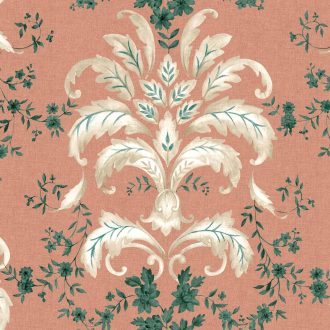 Обои Coordonne - French Damask Peach D00138 (коллекция Damaskus)