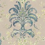 Обои Coordonne - French Damask Sapphire D00137 (коллекция Damaskus)