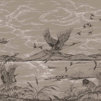 Обои Coordonne - Heron's Poetry Jute B00157 (коллекция Forbidden City)