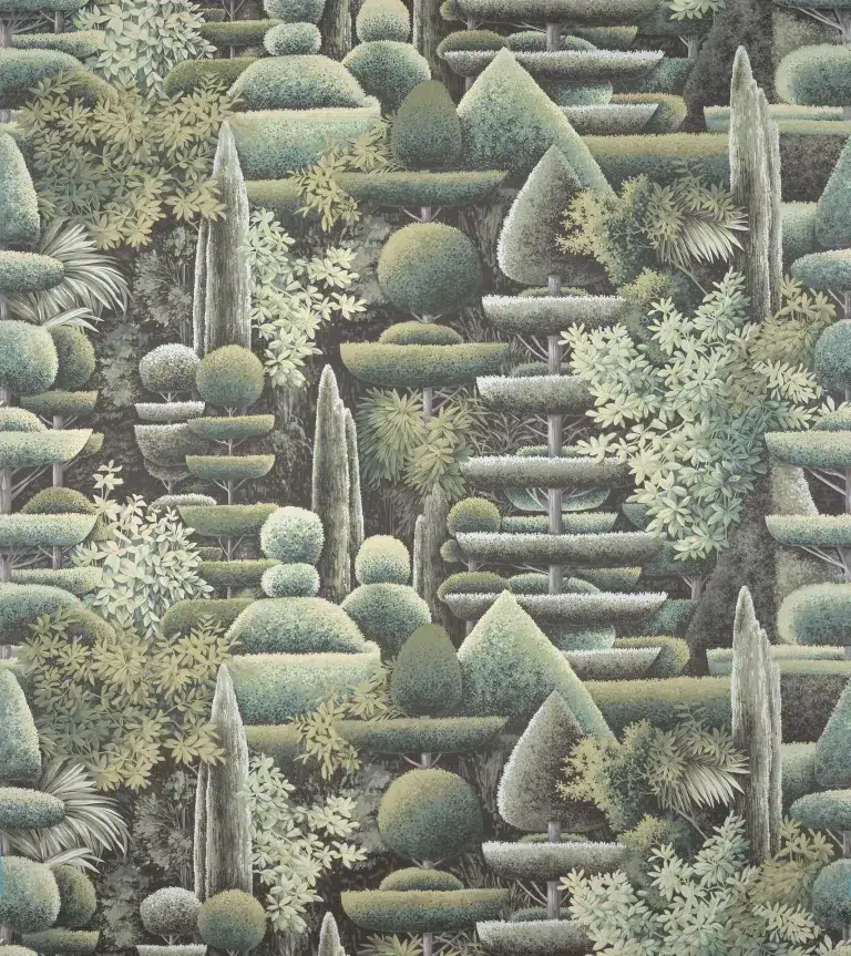 Обои Pierre Frey — Les topiaires — Sauge FP274001 (коллекция Jardin A La Francaise)