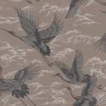 Обои Coordonne - Imperial Ibis Jute B00133 (коллекция Forbidden City)