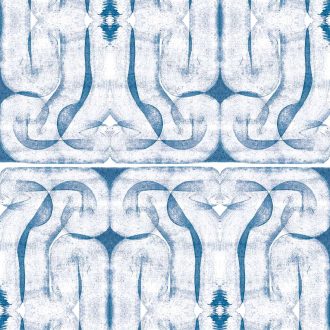 Обои Coordonne - Infinity strokes Blue A00920 (коллекция Central Saint Martins – Rest Time)