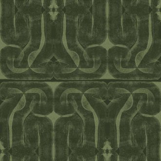 Обои Coordonne - Infinity strokes Green A00918 (коллекция Central Saint Martins – Rest Time)