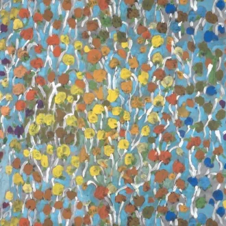 Обои Pierre Frey - Fleurs de pommiers - Fleurs de pommiers FP266002  (коллекция Jardin A La Francaise)