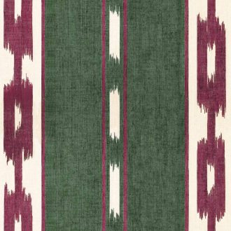 Обои Coordonne - Kente Green A00806 (коллекция Ikart)
