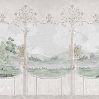 Обои Coordonne - Limestone-View Summer YSP0540 (коллекция 
Cotswolds, Ybarra & Serret for Coordonne)