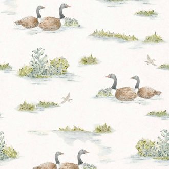 Обои Coordonne - Mallard-Duck Sage YSP0536 (коллекция 
Cotswolds, Ybarra & Serret for Coordonne)