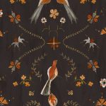Обои Coordonne - Metaphoric birds Black A00928 (коллекция Central Saint Martins – Rest Time)