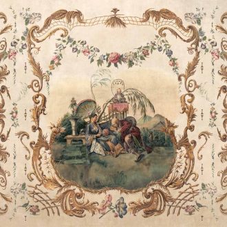 Обои Coordonne - Ming Portrait Papyrus B00158 (коллекция Forbidden City)