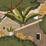 Обои Coordonne - Nopoló Cactus C00008 (коллекция Sarape)