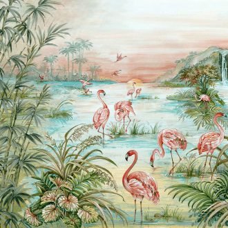 Обои Coordonne - Roseus Aloe 7900131 (коллекция Random Chinoiseries)