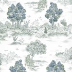 Обои Coordonne - Royal-Oak Aqua YSP0512 (коллекция 
Cotswolds, Ybarra & Serret for Coordonne)
