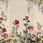 Обои Coordonne - Spring Festival Papyrus B00152 (коллекция Forbidden City)