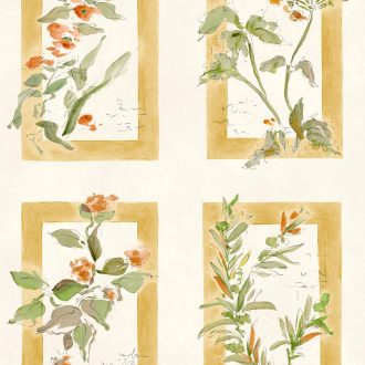 Обои Coordonne - Sta Cruz Ocre YSP0630 (коллекция Sevilla, Ybarra & Serret for Coordonne)