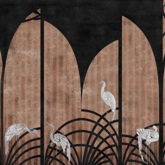 Обои Coordonne - Tassel Coal 7900150 (коллекция Random Chinoiseries)