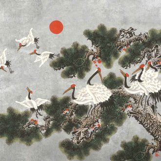 Обои Coordonne - Ukiyo Chia Seed 7900071 (коллекция Random Chinoiseries)
