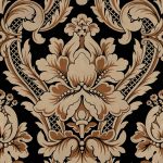 Обои Coordonne - Venetian Damask Onyx D00111 (коллекция Damaskus)