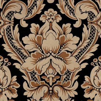 Обои Coordonne - Venetian Damask Onyx D00111 (коллекция Damaskus)