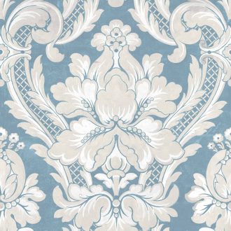 Обои Coordonne - Venetian Damask Sapphire D00107 (коллекция Damaskus)